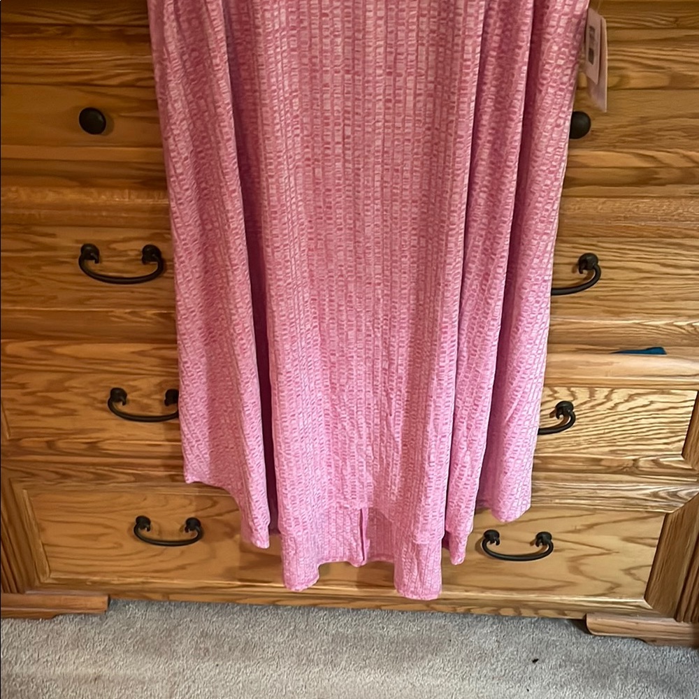 LuLaRoe Pink High Low Dress - Picture 2 of 4